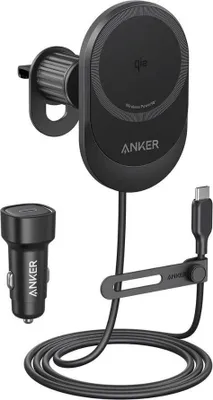 Immagine prodotto di Caricabatterie wireless magnetico Anker MagGo Qi 2.0 15w
