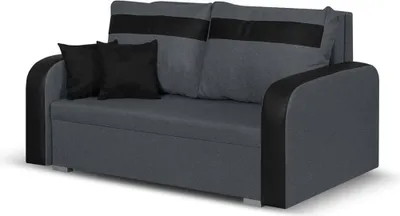 Produktbild von 2-Sitzer-Sofa mit Schlaffunktion CONDI - Grau/Schwarz