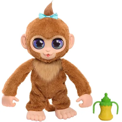 Immagine prodotto di Peluche interattivo scimmia - 38 cm - Con suoni - Da 4 anni