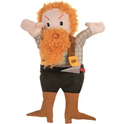 Handpuppe Räuber 30 cm Zubehör für Puppen- und Kasperletheater Plüschpuppe für Kinder Geschenkidee Märchen Handpuppe Kindergarten