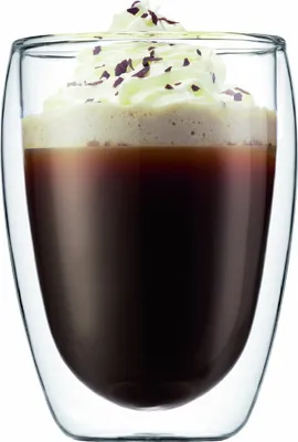 Produktbild von Bodum Doppeltwandige Kaffee- und Teegläser Pavina - Patentiertes Ventil - 320 ml - 2 Stück