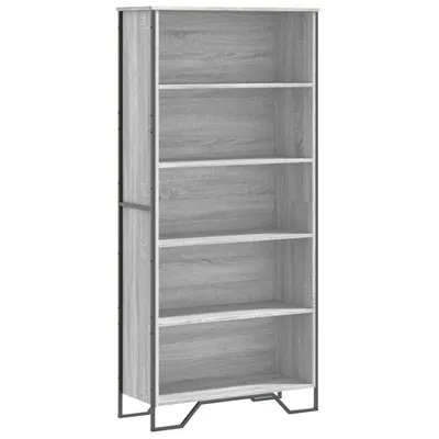 Immagine prodotto di vidaXL Libreria Grigio Sonoma 80x31x169 cm Materiale a base di legno