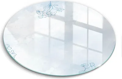 Produktbild von Glasschneideplatte - Herdabdeckplatte - fi30 cm -Schneidebrett - Spritzschutz - Zarter Hintergrund