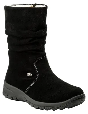Productafbeelding van Rieker - Dames sneeuwlaarzen, leer, model PP6549 (maat 30 EU) (zwart)