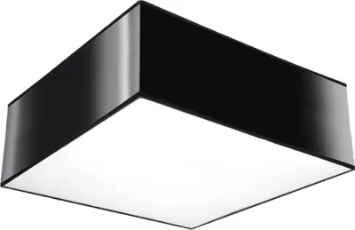 Produktbild von Deckenleuchte HORUS schwarz 1xE27 15W PVC 11x25x25cm Sollux Lighting