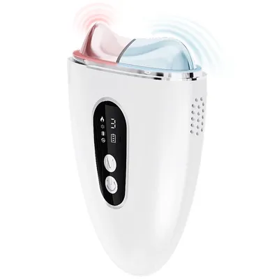 Produktbild von Elektrischer Gua Sha Gesichtsmassager,Heiß- & Kaltmodus, Vibration & Rotlicht, für Gesicht & Hals, straffend, abschwellend, gegen Falten & Doppelkinn