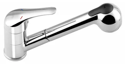 Zdjęcie produktu dla Bruckner Hoffer - Bateria zlewozmywakowa z wyciąganym prysznicem, chrom 424.070.1
