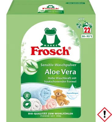 Zdjęcie produktu dla Frosch Aloe Vera Sensitive Płyn do prania 22 wsady 1450g