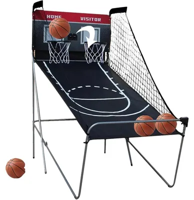 Produktbild von Basketball Arcade Set, Dual Shot, Faltbares Design, schwarz