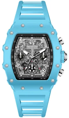 Obrázek produktu pro Invicta Racing 69614 Pánské hodinky - Quartz strojek - Akryl s stříbrným ciferníkem - 39 mm