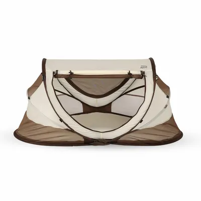 Zdjęcie produktu dla Deryan Peuter Luxe Łóżeczko Turystyczne z Materacem – Składane – 60 x 120 cm – Hazel