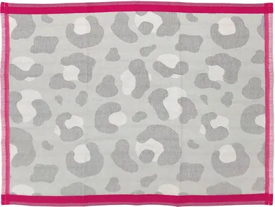 Produktbild von Geschirrtuch "Leo" pink-grau