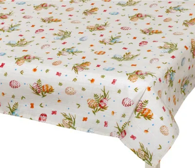 Produktbild von Tischdecke Ostern - 100x100 cm - Beige,Grün,Rot