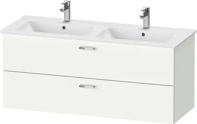 Produktbild von Duravit XBase Waschtischunterbau wandhängend B:127,50 cm mit 2 Schubkästen, XB613001818
