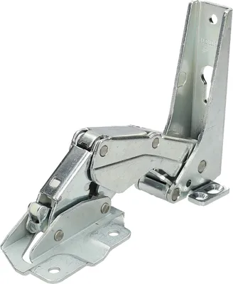 Productafbeelding van Koelkast scharnier, vervangingsonderdeel, deurscharnier, geschikt voor Bosch / Siemens 00481147 / 481147 - Plat scharnier voor koelkastdeur, schuifscharnier, compatibel met Miele, Constructa, AEG - vervanging