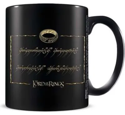 Produktbild von Pyramid Der Herr der Ringe Tasse  One Ring schwarz/goldfarben Standard