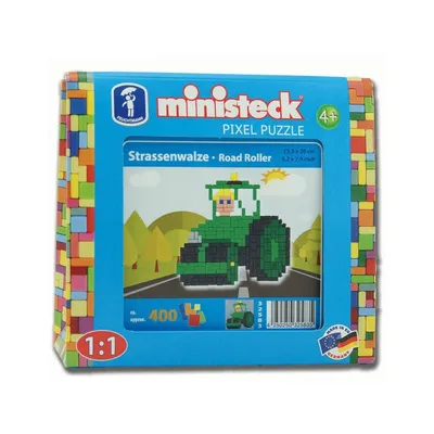 Productafbeelding van Ministeck Wegroller - Kleine doos - 400 stuks, 400 stukken, 4 jaar, jongens/meisjes, volwassenen & kinderen, meerkleurig, mozaïekplaat