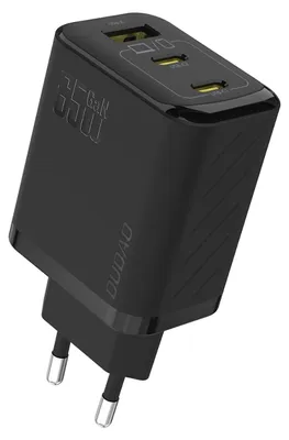 Immagine prodotto di Dudao A29 65W Caricabatterie Gan 2 X Usb-C + 1 X Usb-A - Nero