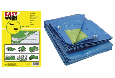 Obrázek produktu pro EASY WORK EW textilní plachta s oky 3x4m 261223