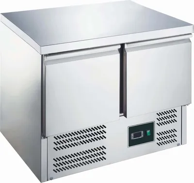 Produktbild von Saro Kühltisch ES 901 903x876x700mm mit 2 Türen aus Edelstahl