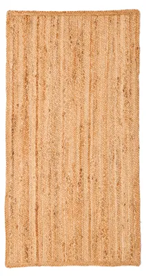 Obrázok produktu pre MY-RUG Jutový koberec, Nitin, 150x80, zo 100% juty, ručne tkaný, prírodný materiál, boho štýl, obojstranný, obdĺžnikový