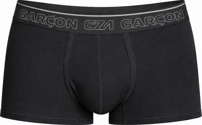 Produktbild von Garçon - Herren Boxer Slip Unterwäsche - Black Trunk - 1x Größe XL