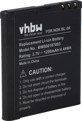 Produktbild von vhbw Akku kompatibel mit Bea-fon SL590, SL470, SL580, SL480, SL670, SL570, SL670_EU001W, SL670A Handy Smartphone Telefon (1200 mAh, 3,7 V, Li-Ion)