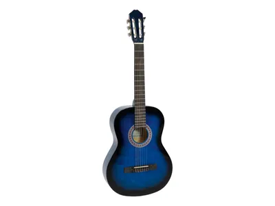 Image de DIMAVERY AC-303 Guitare classique, blueburst