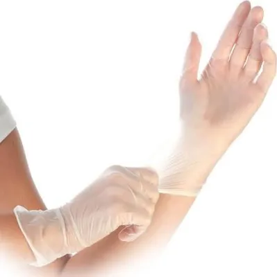 Produktbild von HYGONORM unisex Einmalhandschuhe IDEAL FIT weiß Größe M 100 St.