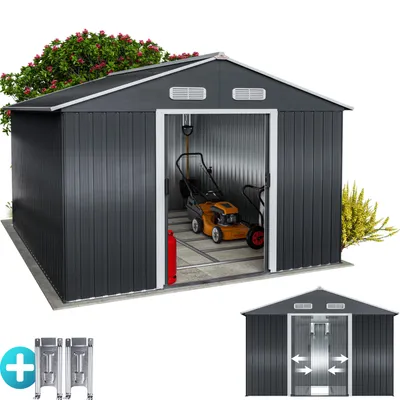 Image de GARDEBRUK Abri de jardin métal XXXL anthracite