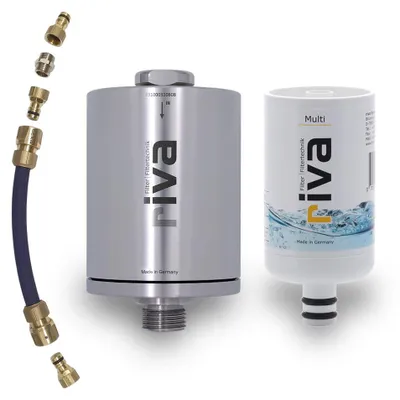 Produktbild von riva Multi Explorer | Bakterienfilter mit Edelstahlgehäuse und GEKA-Schlauchanschlussset