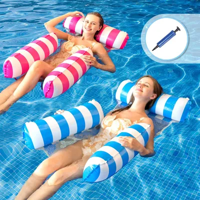 Produktbild von Aufblasbare Wasserliegen – 2 Stück für den Pool