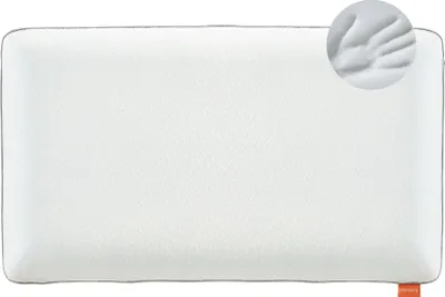 Produktbild von sleepling orthopädisches Nackenstützkissen, Memory Foam Visco Kissen 40 x 80 cm, Visko-Gel Kopfkissen ultra soft, waschbar, ,  EU, weiß