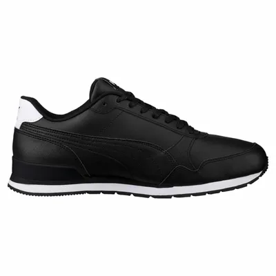 Produktbild von PUMA ST Runner v2, Uni, Erwachsener, Schwarz, Einfarbig, Schnürverschluss, Gummi