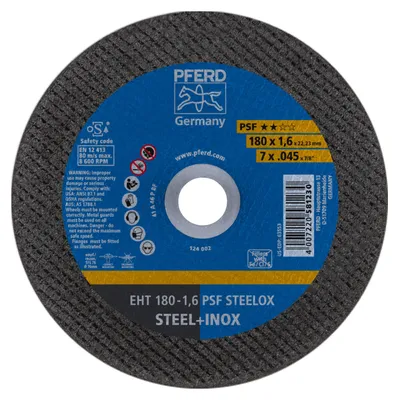 Produktbild von PFERD EHT 180-1,6 PSF STEELOX, Stahl, Edelstahl, PFERD, 18 cm, 8500 RPM, 25 Stück(e)