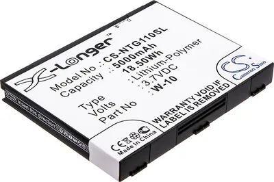 Obrázek produktu pro TECHTEK Baterie kompatibilní s [Telstra] M1, MR1100, pro [Netgear] MR1100, NightHawk M1 nahrazuje 308-10019-01, pro W-10