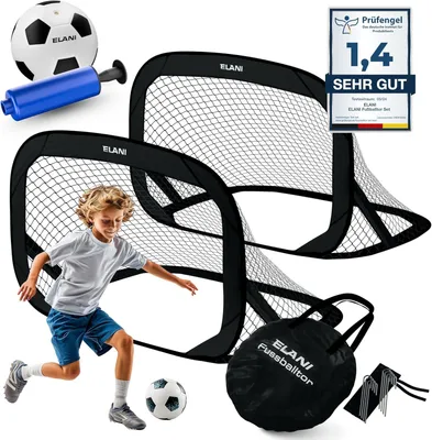 Produktbild von Fußballtore Selbstklappend Pop-up Zum Fußballspiel Set 2 Stück