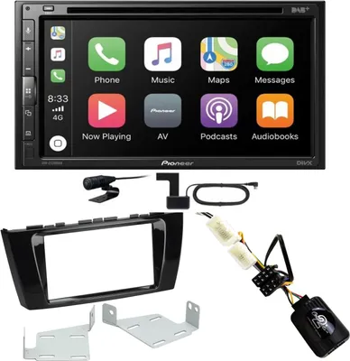 Produktbild von Pioneer AVH-Z5200DAB CarPlay Android Auto CD Einbauset für Mitsubishi Space Star