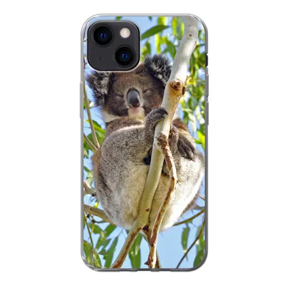 Produktbild von MuchoWow® Handyhülle Schutzhülle Hülle für iPhone 13 Koala - Luft - Zweige - Jungen - Mädchen Silikon Softcase Handy Hülle - Karteninhaber
