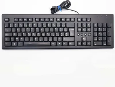 Obrázok produktu pre HP 697737-051, Plná veľkosť (100 %), Kábel, USB, AZERTY, Čierna