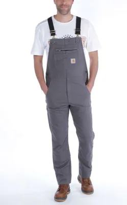 Zdjęcie produktu dla Carhartt Rugged Flex Rigby Bib Dungarees Kolory: Szary, Rozmiar: 42, Długość: L32