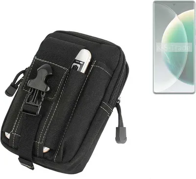 Produktbild von K-S-Trade Gürtel Tasche kompatibel mit Tecno Camon 30S Gürteltasche Holster Schutz Hülle Handy Hülle Smartphone outdoor Handy-Hülle schwarz