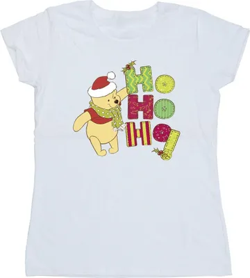 Produktbild von Disney - "Ho Ho Ho" T-Shirt für Damen BI44901 (XXL) (Weiß)