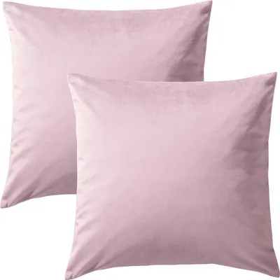 Produktbild von REDBEST Kissenhülle Kingsville" im 2er-Pack rosé 50x50 cm"