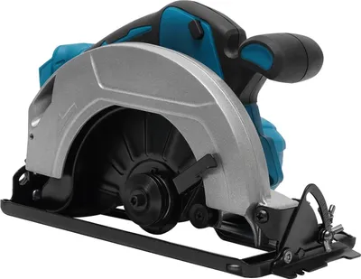 Obrázek produktu pro Kotoučová pila – akumulátorová – bezkartáčový motor – pilový kotouč 18 cm – sklon 0–45° – otáčky 20 000 ot./min – bez akumulátoru – světle modrá