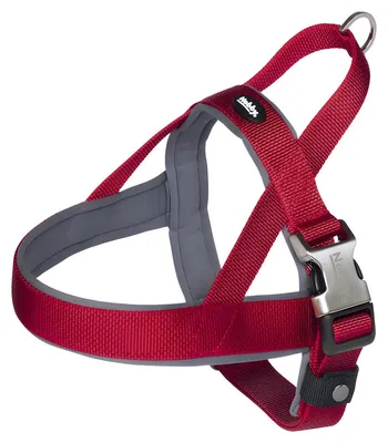 Produktbild von Nobby Classic Preno Royal, Hund, Zugfreier Gurt, M-L, Rot, Metall, Nylon, Einfarbig