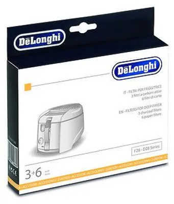 Immagine prodotto di Delonghi 3x filtri ai carboni attivi 6x panni vapori friggitrice RotoFry F28533 D28313