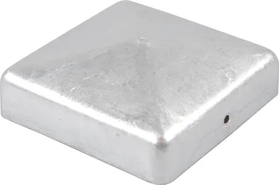 Produktbild von Pfostenkappe verzinkt 91 mm Pyramide Abdeckkappe für Pfosten  9 x 9 cm
