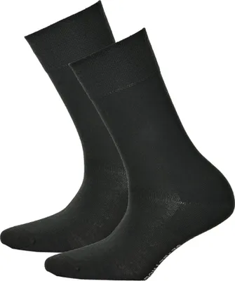 Produktbild von Hudson 2 Paar Damen Socken, Relax Baumwolle Strumpf, Komfortbund Schwarz 35-38