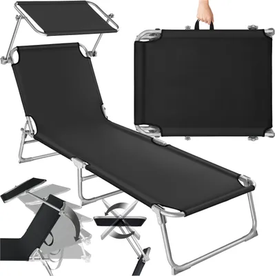 Produktbild von Gartenliege klappbar 190 x 68 x 28 cm